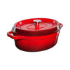 Grand Feu Geëmailleerde Gietijzeren Braadpan 5,6L – Grote Dutch Oven voor BBQ, Kamado, Oven & Inductie