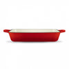 Grand Feu Geëmailleerde Gietijzeren Ovenschaal 3,2L – Rechthoekige Braadslede voor Kamado, Oven & BBQ