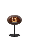 Le Feu Steel Low Mocca Dome bio-ethanol haard