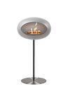 Le Feu Steel High Nickel dome bio-ethanol haard met sfeervol vlammenspel
