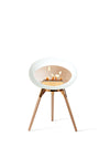Le Feu Ground Wood Low - White Dome