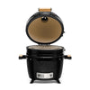 Kamado Bono Minimo met rooster zwart