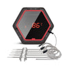 Inkbird IBT-6XS BBQ Thermometer – Draadloze Bluetooth Vleesthermometer met 6 Probes voor BBQ, Kamado & Smoker