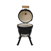 Kamado Bono Picnic Zwart - Compacte 3-in-1 Keramische Kamado Grill & Smoker