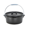 Texas Club Dutch Oven – Gietijzeren Braadpan met Deksel voor Kamado Bono, BBQ & Kampvuur