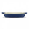 Grand Feu Geëmailleerde Gietijzeren Ovenschaal 3,2L – Rechthoekige Braadslede voor Kamado, Oven & BBQ