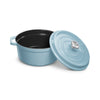 Geëmailleerde Gietijzeren Ovale Braadpan 4,7 Liter – Grand Feu Dutch Oven voor BBQ, Kamado, Oven & Inductie