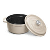 Geëmailleerde Gietijzeren Ovale Braadpan 4,7 Liter – Grand Feu Dutch Oven voor BBQ, Kamado, Oven & Inductie
