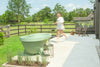 Lime groen Gardentub Bad in tuin
