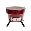 Japanse Hibachi Tafelgrill Rood - Compacte Houtskool Grill voor Buiten