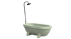 Lime Groen Gardentub me Zwarte Douche