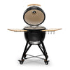 Kamado Bono Media Zwart open aanzicht