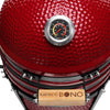 Kamado Bono Minimo Rood met temaperatuurmeter
